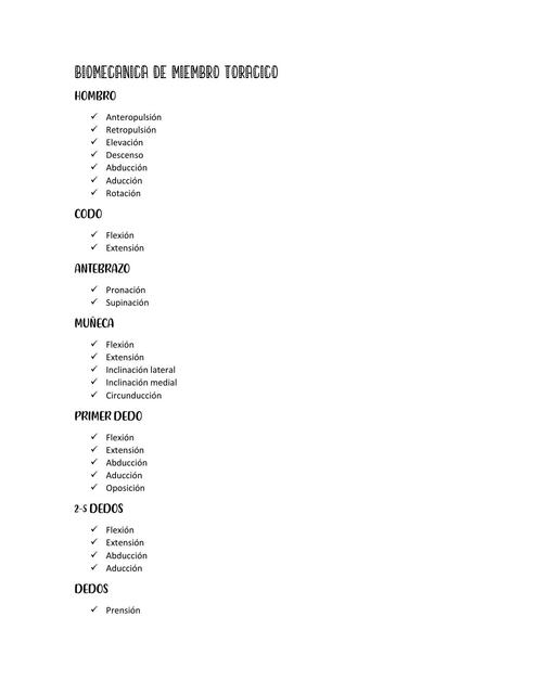 BIOMECANICA DE MIEMBRO TORACICO 1
