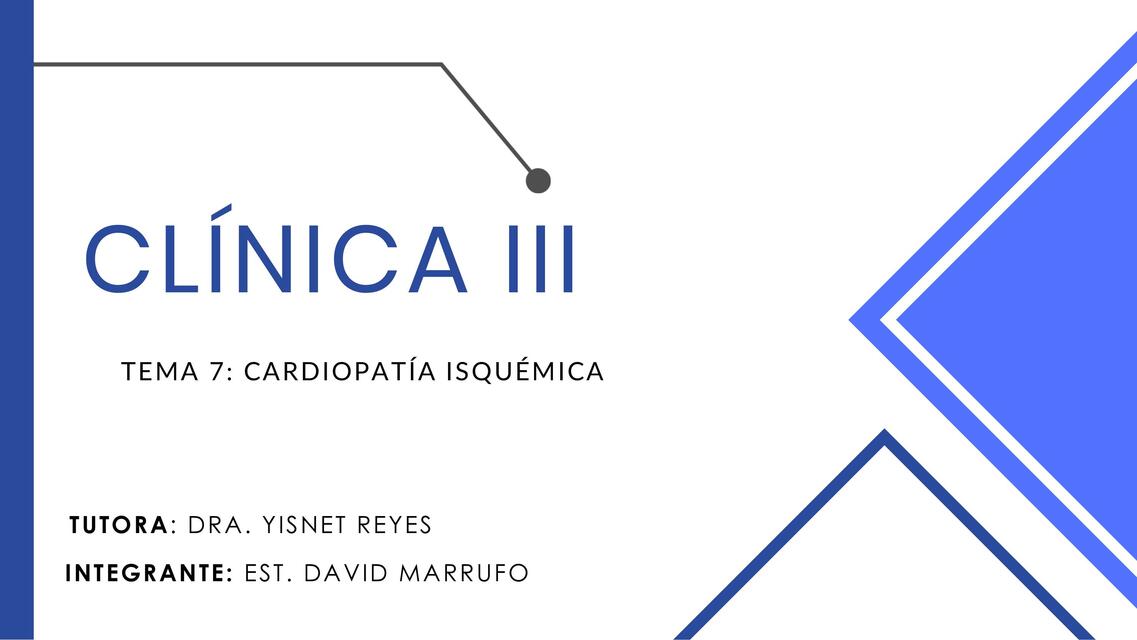 Cardiopatía isquémica 