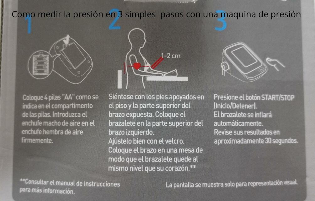 Como medir la presión en 3 simples pasos