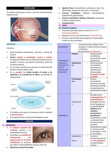 CRISTALINO CATARATAS