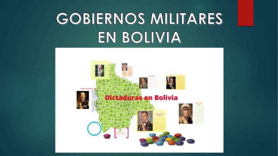 DICTADURAS MILITARES EN BOLIVIA