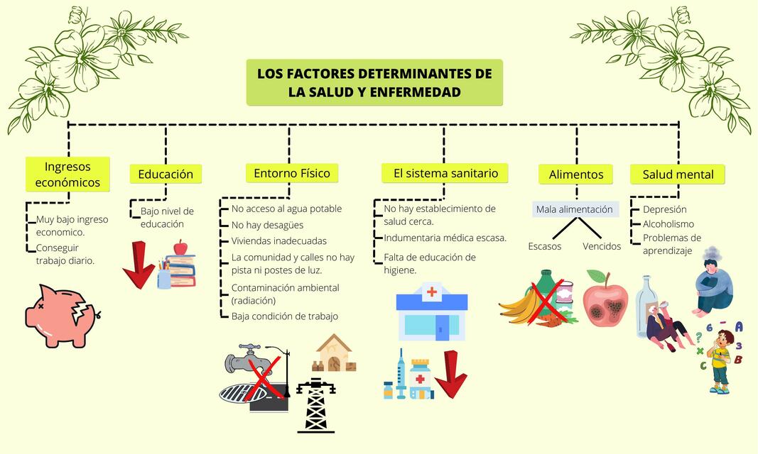 LOS FACTORES DETERMINANTES DE LA SALUD Y ENFERMEDA