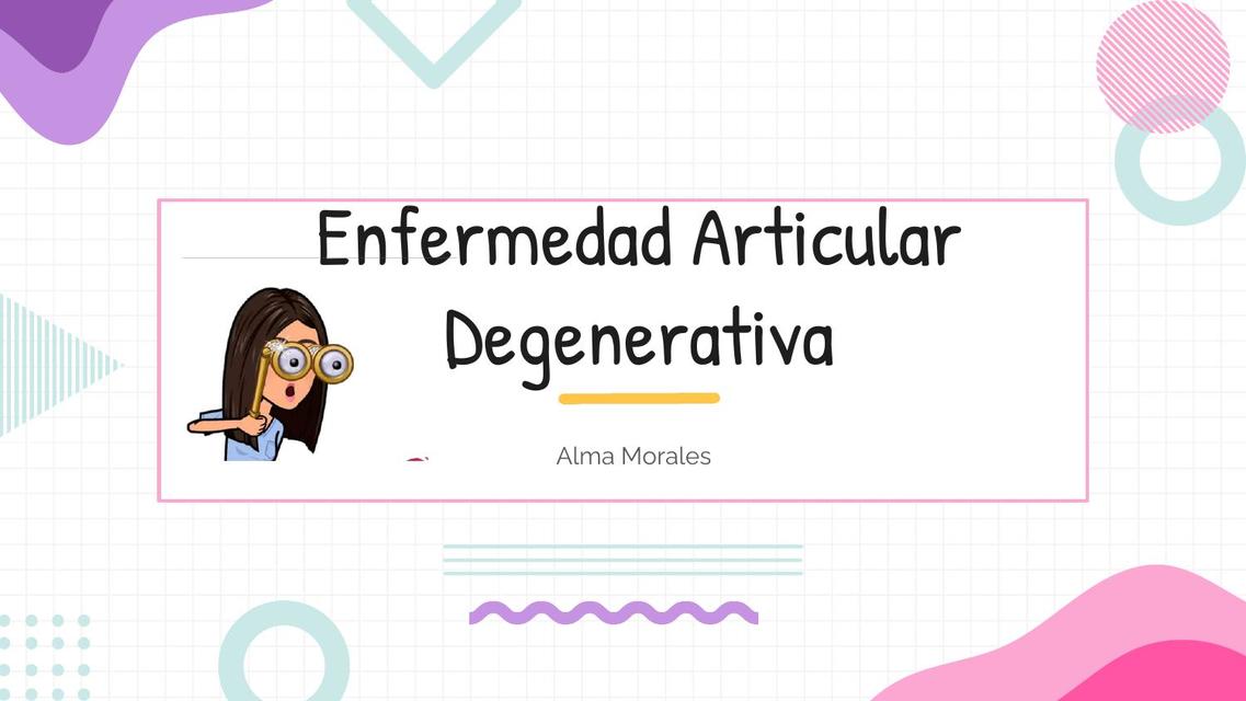 Enfermedad articular degenerativa