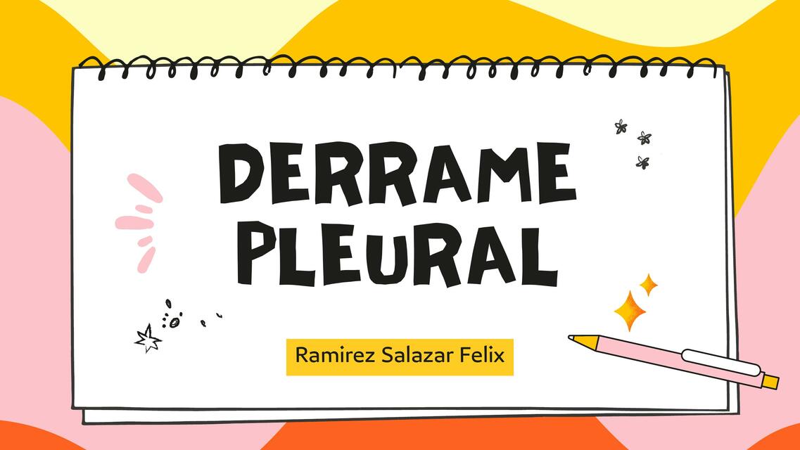 DERRAME PLEURAL