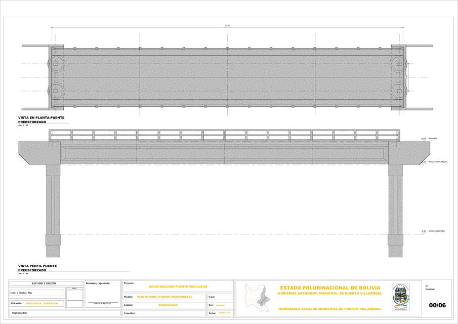 PUENTE PREESFORZADO REVIT