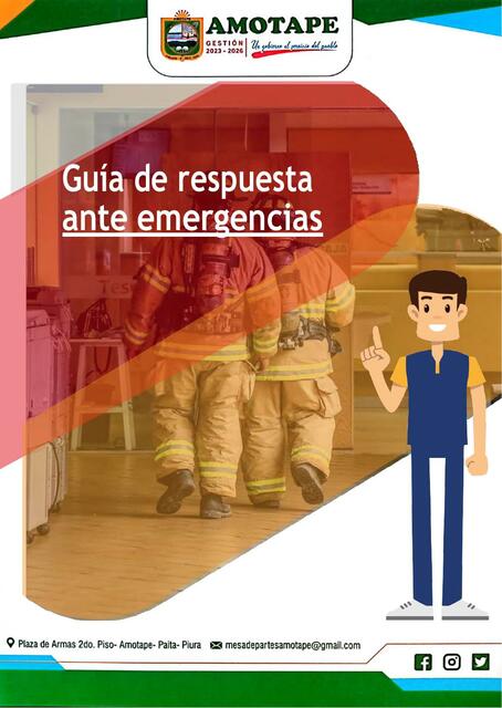 Guía de respuesta ante emergencias