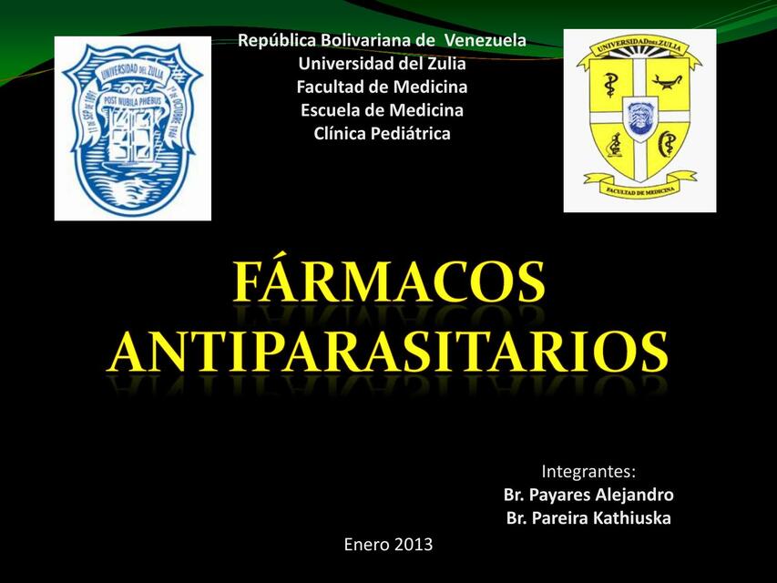 Fármacos antiparasitarios 6