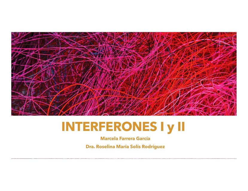 INTERFERONES I Y II