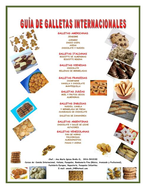 GUIA DE GALLETAS INTERNACIONALES ANA MARIA SPISSO