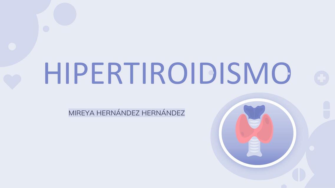 hipotiroidismos e hipertiroidismo