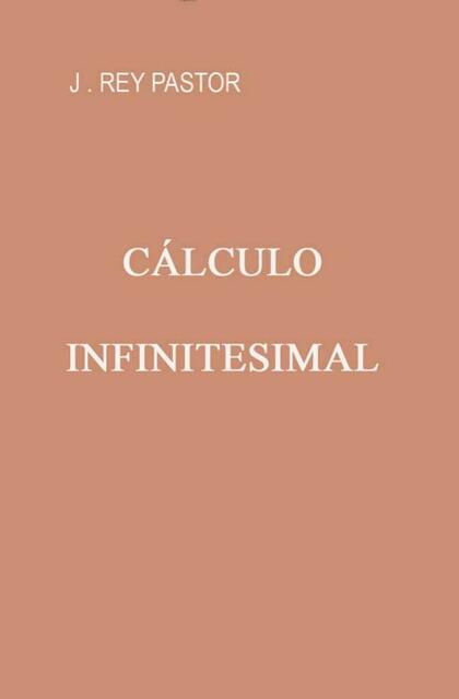 Cálculo Infinitesimal Rey Pastor