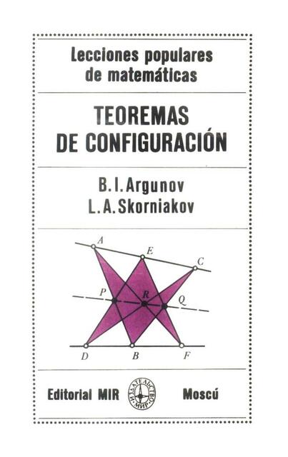 Teoremas de Configuración B I Argunov L A Skorniak