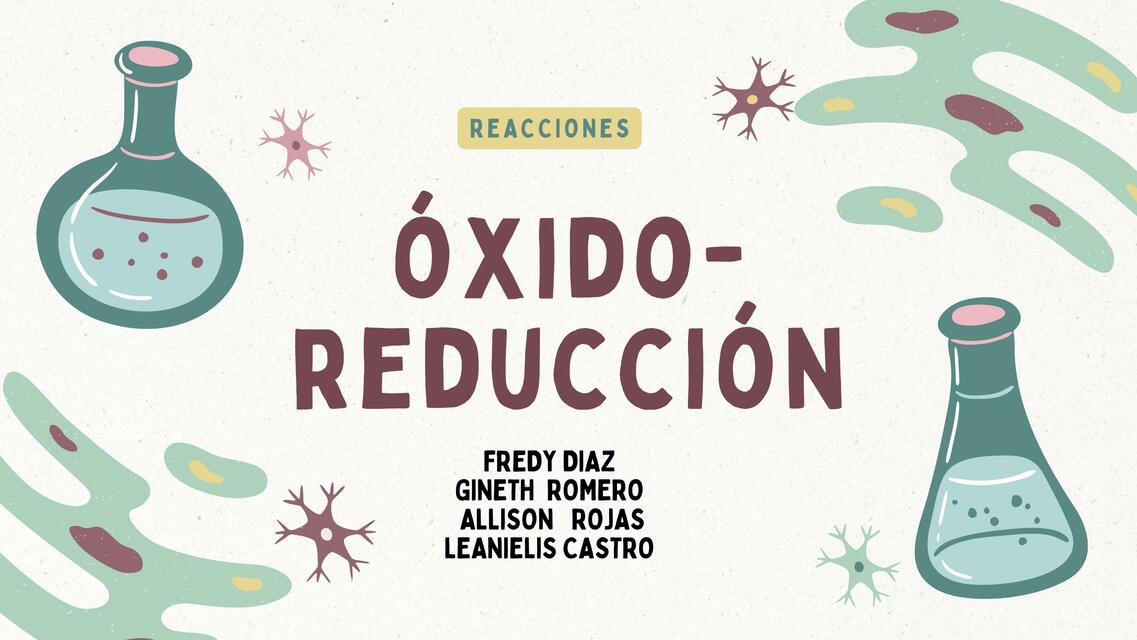 Oxido-reducción, presentación pdf