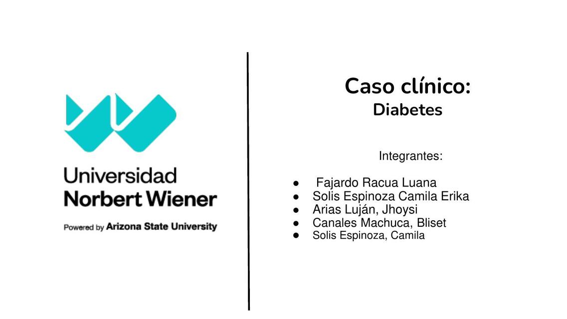 CASO CLÍNICO DIABETES