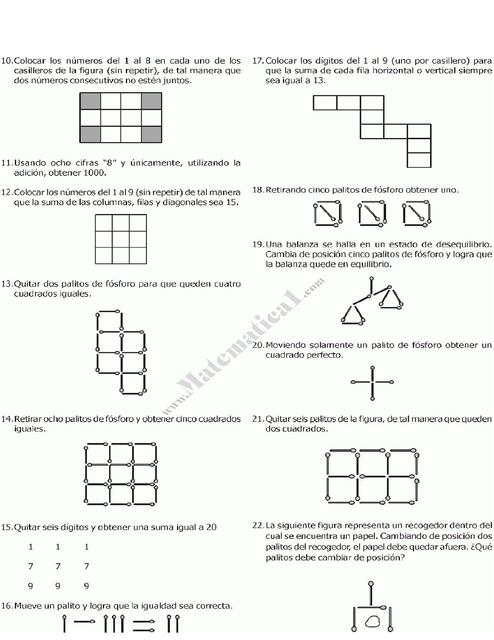 Raz verbal y matematico