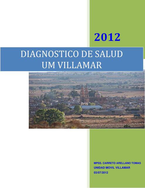 DIAGNOSTICO DE SALUD UM VILLAMAR G