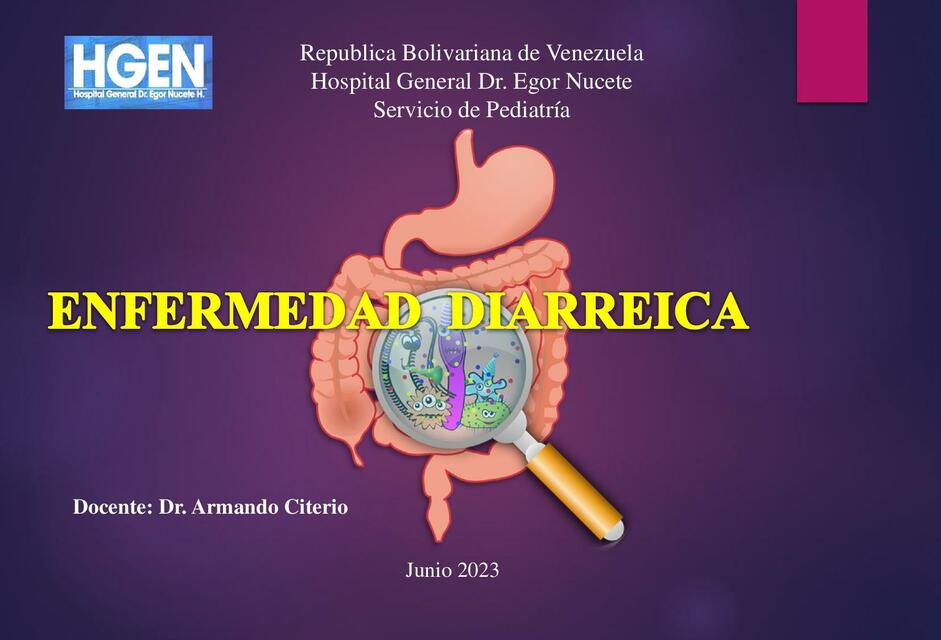 ENFERMEDAD DIARREICA