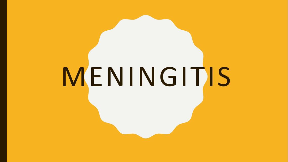 Meningitis