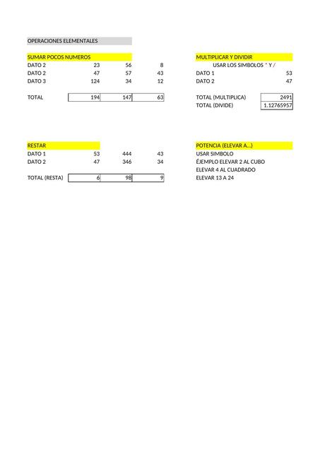 PRACTICA ALEX HOJA DE CALCULO