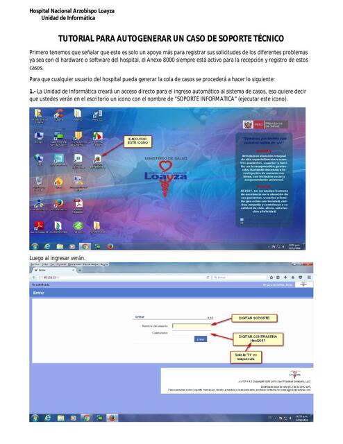 Tutorial para autogenerar un caso de soporte técnico 