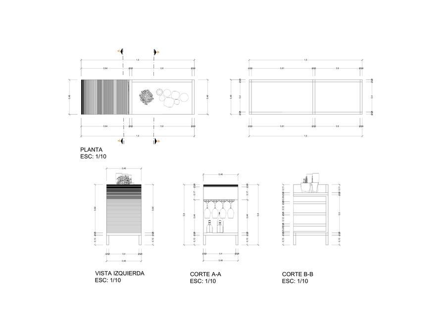 MUEBLE MEMPHIS LICORERIA FRONTAL 1 Model | Milagros | uDocz
