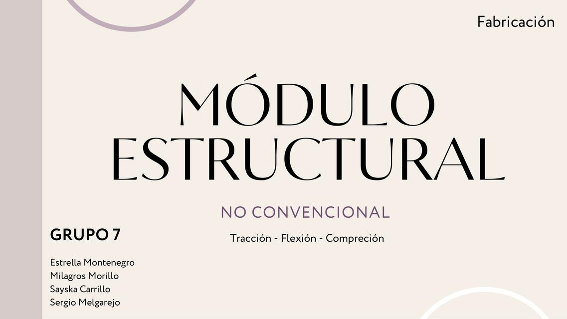 Módulo estructural 