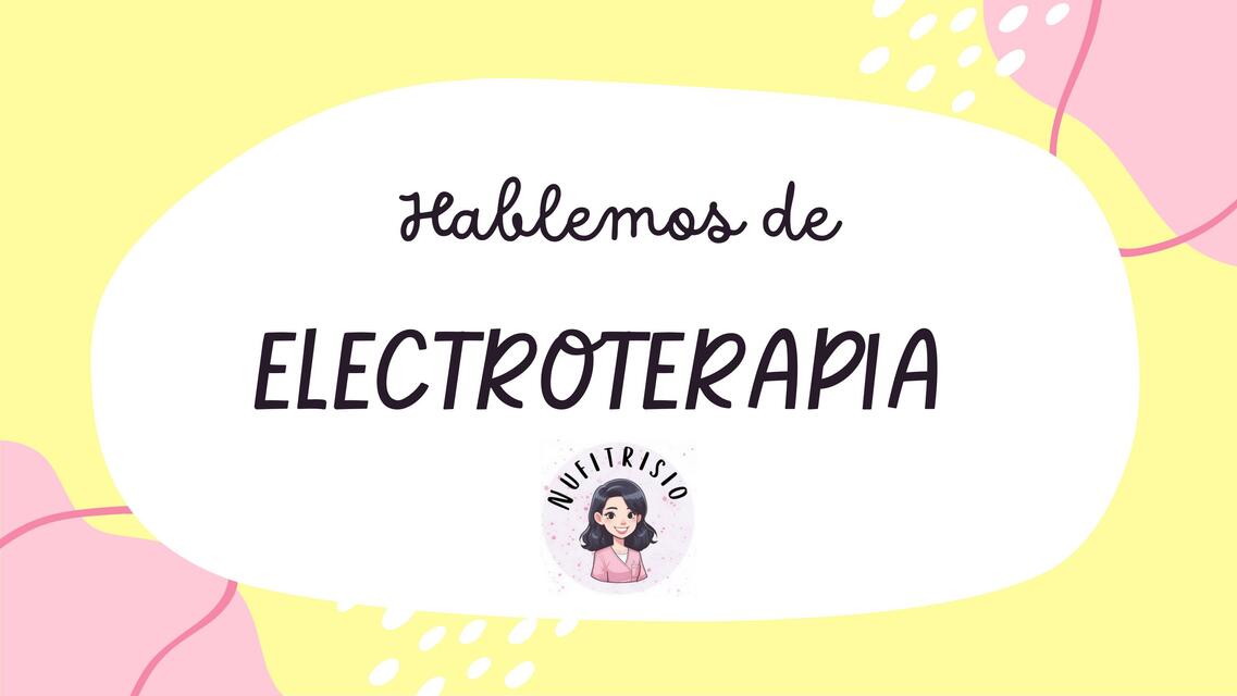 Electroterapia