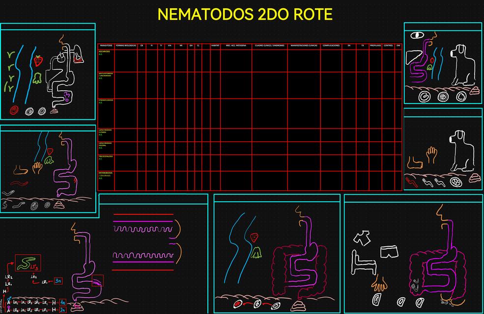 TABLA NEMATODOS