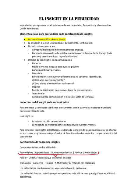 Semana 12 El insight en la publicidad | Melani Maricielo | uDocz