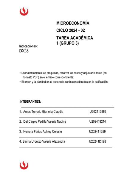 TA 01 Microeconomía GRUPO 3