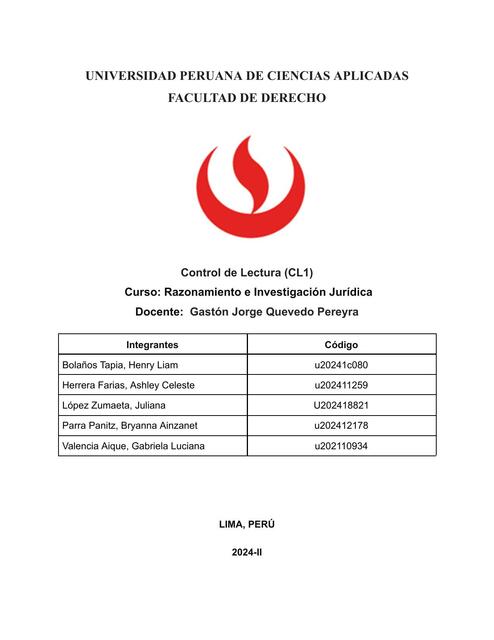 CL1 Razonamiento e Investigación Jurídica