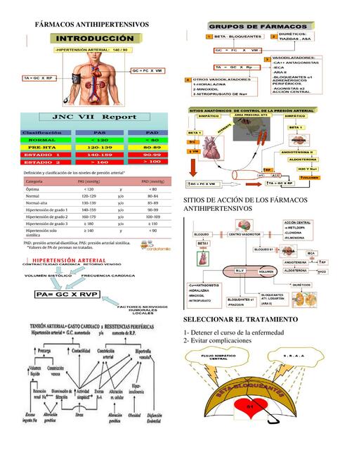 FÁRMACOS ANTIHIPERTENSIVOS