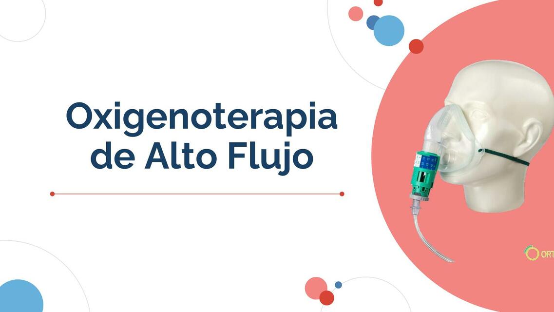 Oxigenoterapia de alto flujo y VMNI