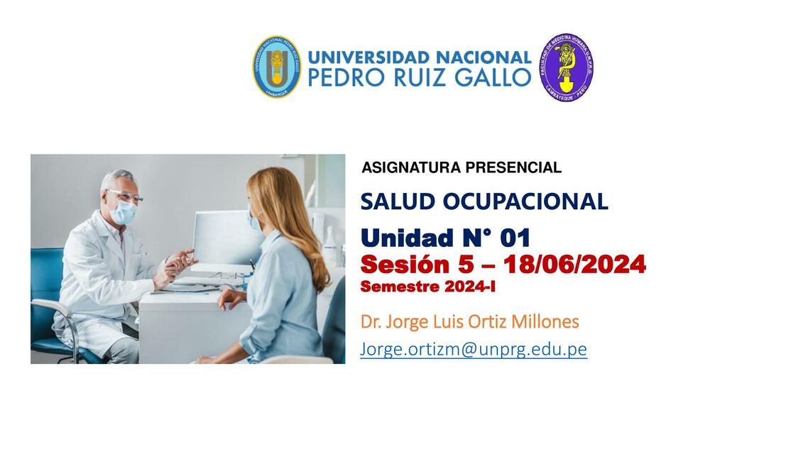 Unidad N 01 Sesión 5 Higiene ocupacional JOM 18 06