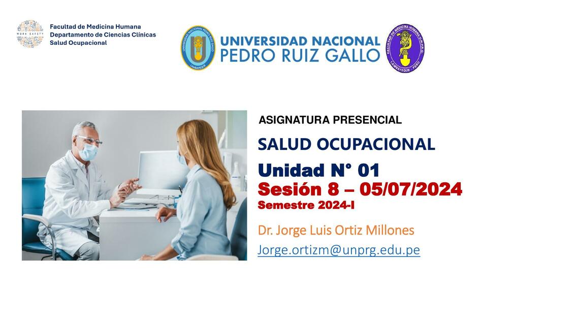 Unidad N 01 Sesión 6 y 7 ergonomía y riesgos diser