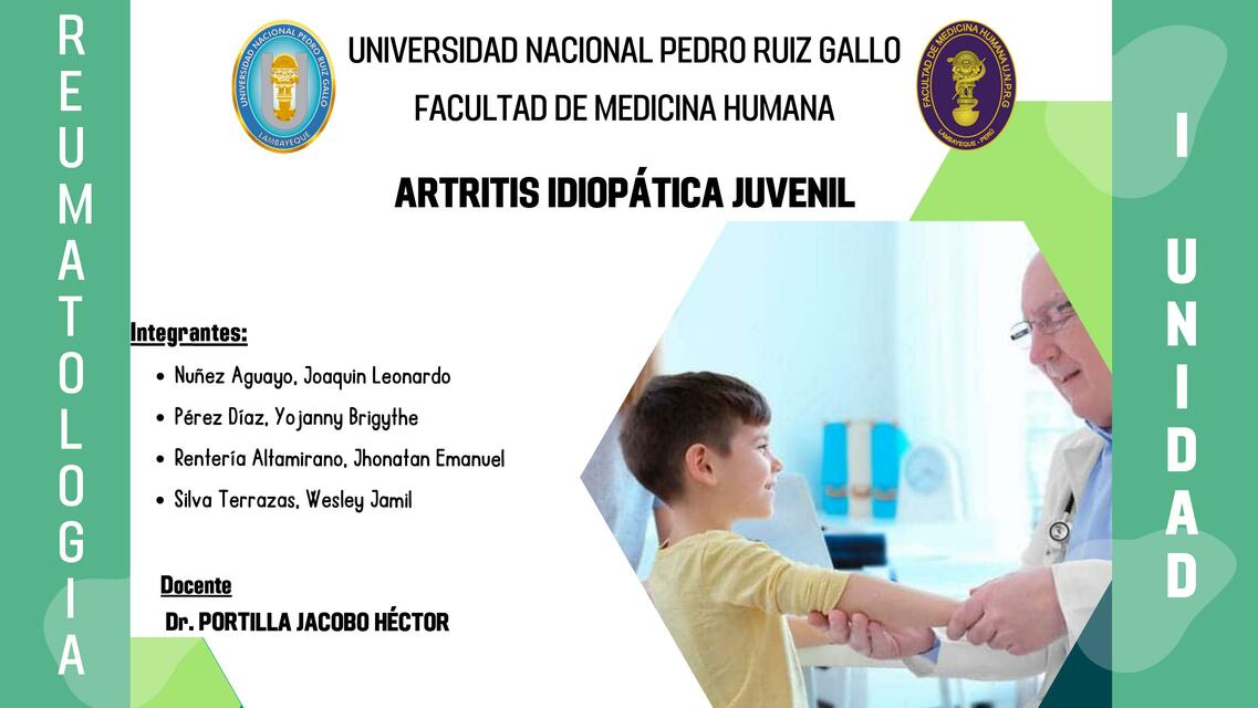 SEMINARIO 01 Artritis Idiopática Juvenil