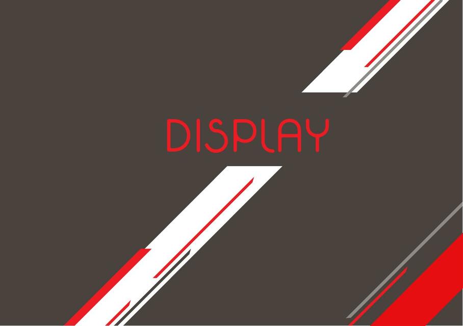 DISPLAY TALLER DE DISEÑO GRAFCO