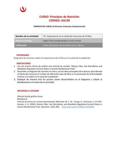 Guia de actividad Importancia del consumo de fibra