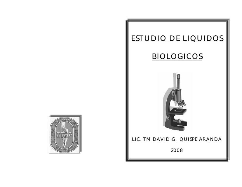 ESPERMATOGRAMA ESTUDIO DE LIQUIDOS BIOLOGICOS