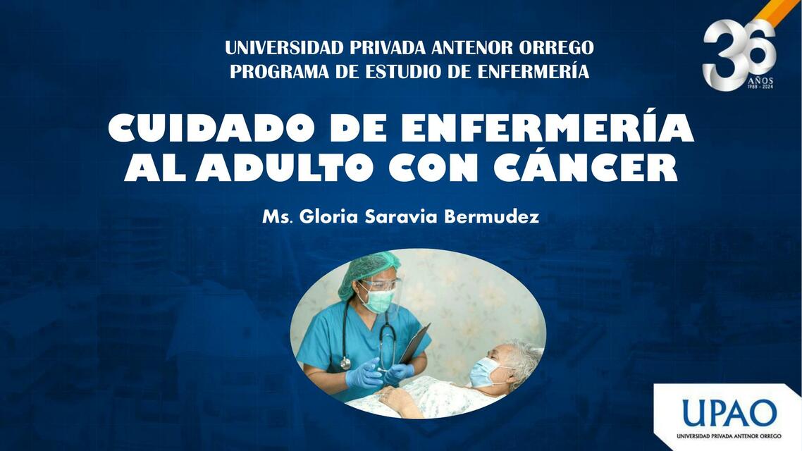 Clase 03 Adulto con Cáncer