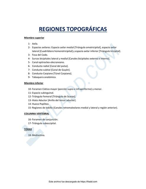 Abrir REGIONES TOPOGRAFICAS