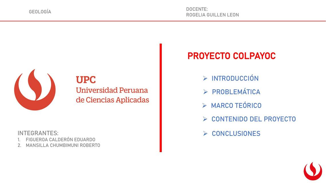 CONTENIDO PROYECTO COLPAYOC ROBERTO MANSILLA