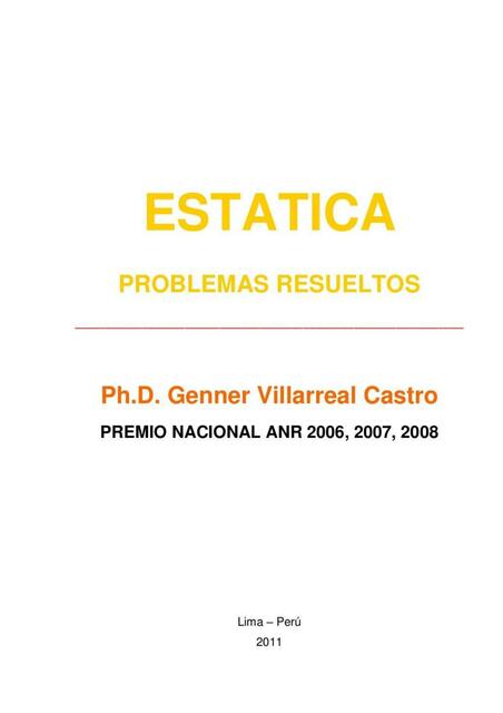 pdf ejercicios resueltos de estatica