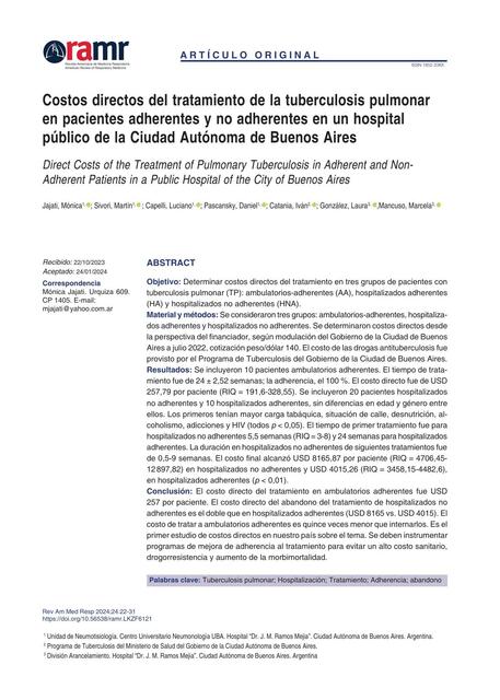 Tratamiento tuberculosis