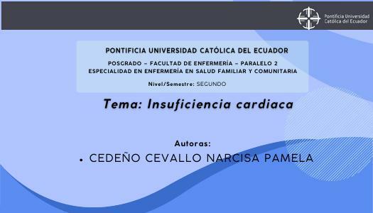 Tema insuficiencia cardiaca tratamiento farmalogic