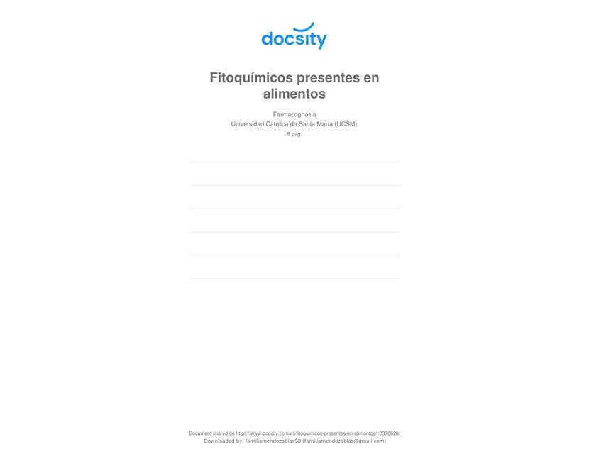 docsity fitoquimicos presentes en alimentos