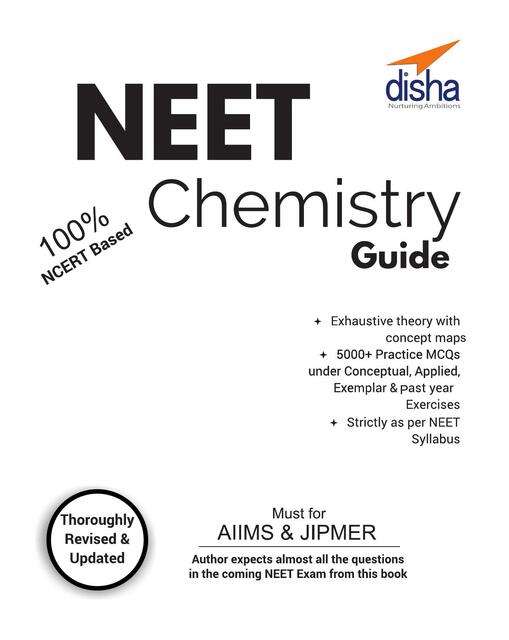 Disha NEET Chemistry Guide