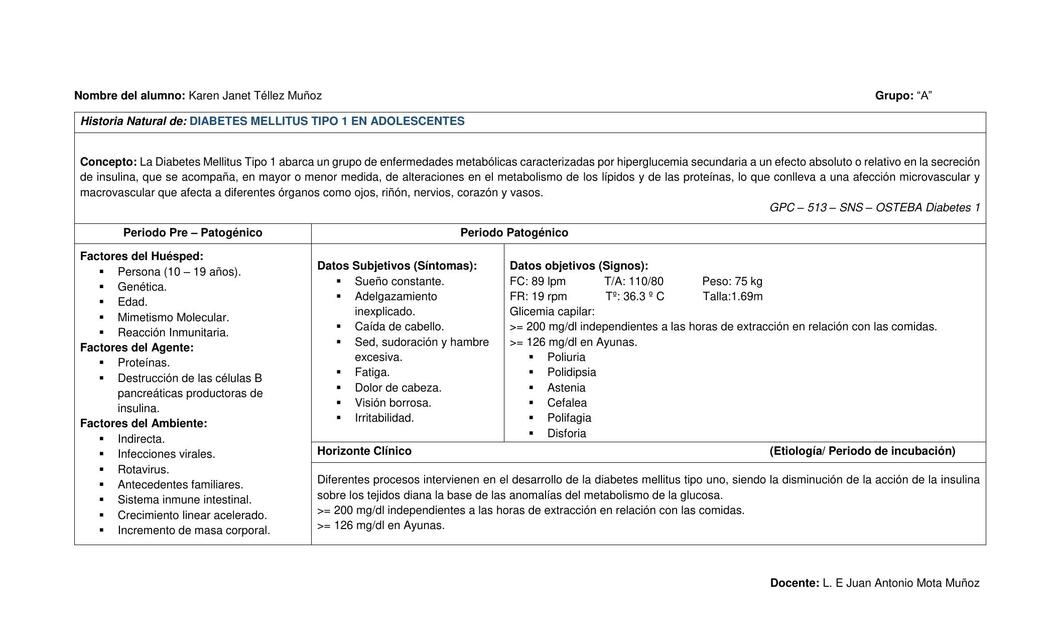 Diabetes Mellitus Tipo 1