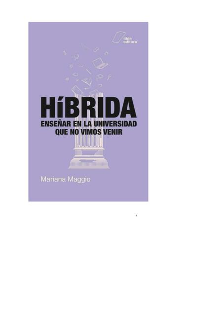 Maggio M El hábitat en Híbrida La universidad que