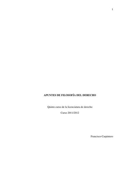 13 Apuntes de filosofía del derecho autor Francisc